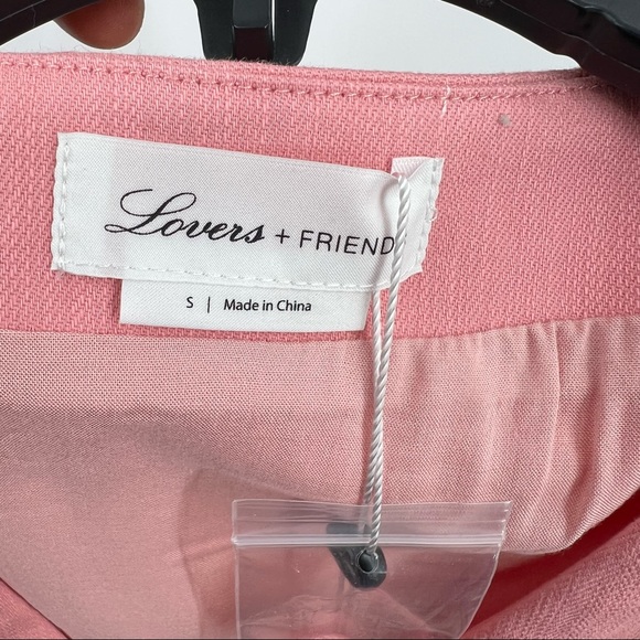 Lovers + Friends Norah Mini Dress Pink Sz Small S - Picture 5 of 7
